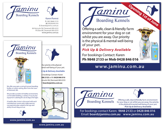 Business Cards, Rack Cards and Adverts