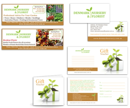 Denmark Nursery and Florist Marketing Material