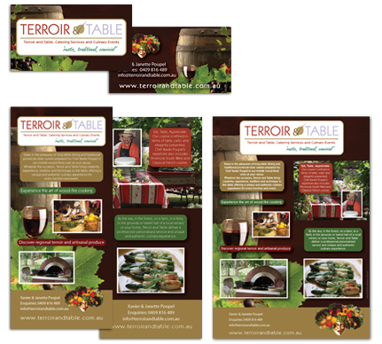 Terroir and Table Advertising Material